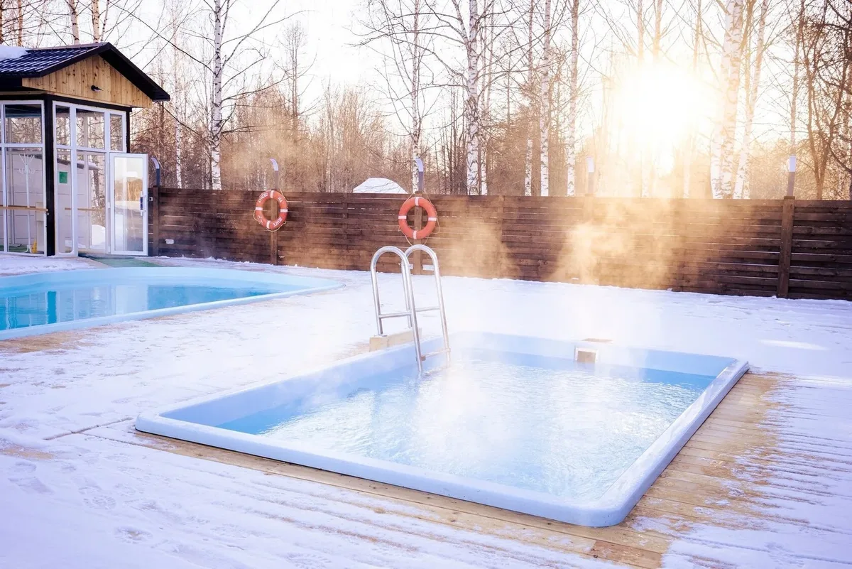 Композитный бассейн Laguna 4 — установка в Туле