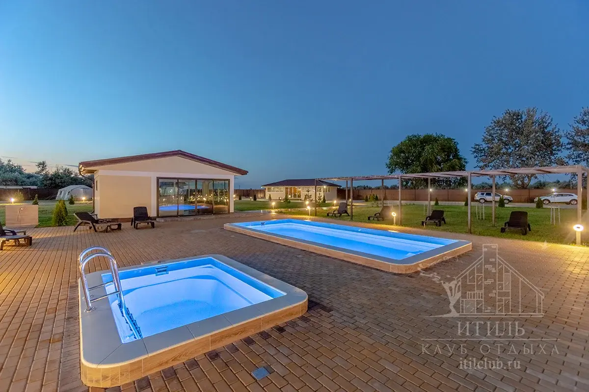 Композитная купель Laguna 3 — установка в Туле